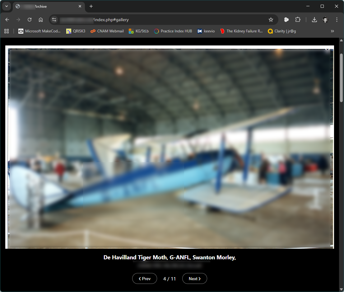 lightbox-style image overlay